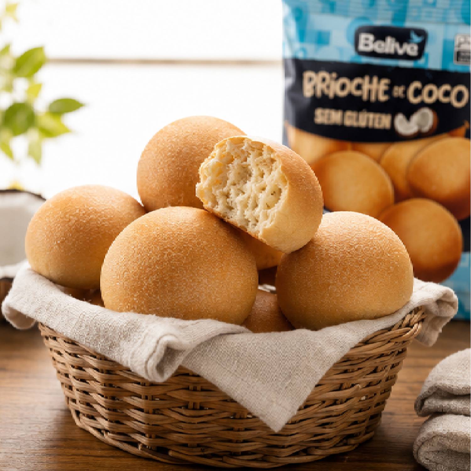 Brioche de Coco s/ Glúten BELIVE 200g foto 2