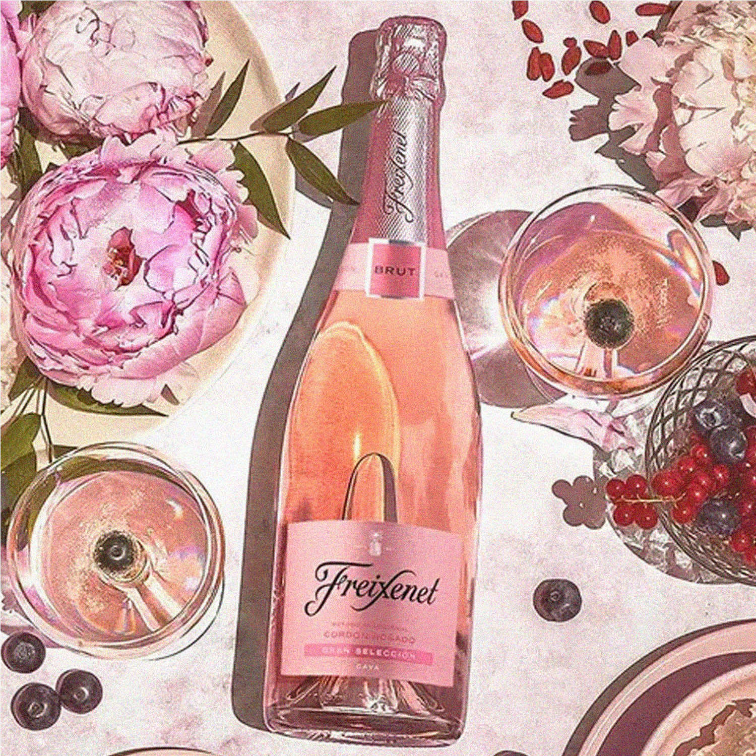 Cava Espanhola Rosado Brut FREIXENET 750ml foto 4