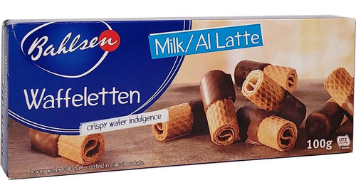 Biscoito Alemão BAHLSEN Waffeletten Milk 100g foto 2