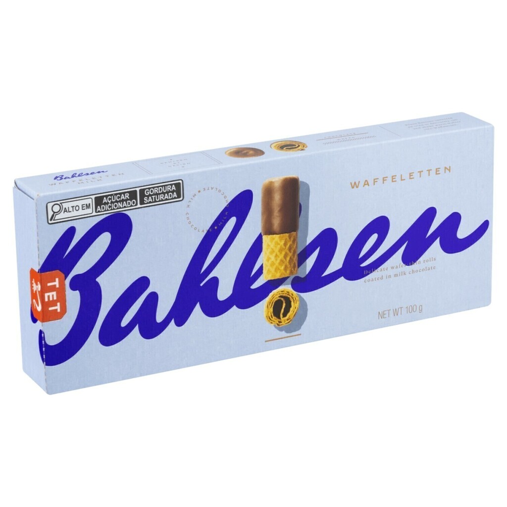 Biscoito Alemão BAHLSEN Waffeletten Milk 100g foto 4