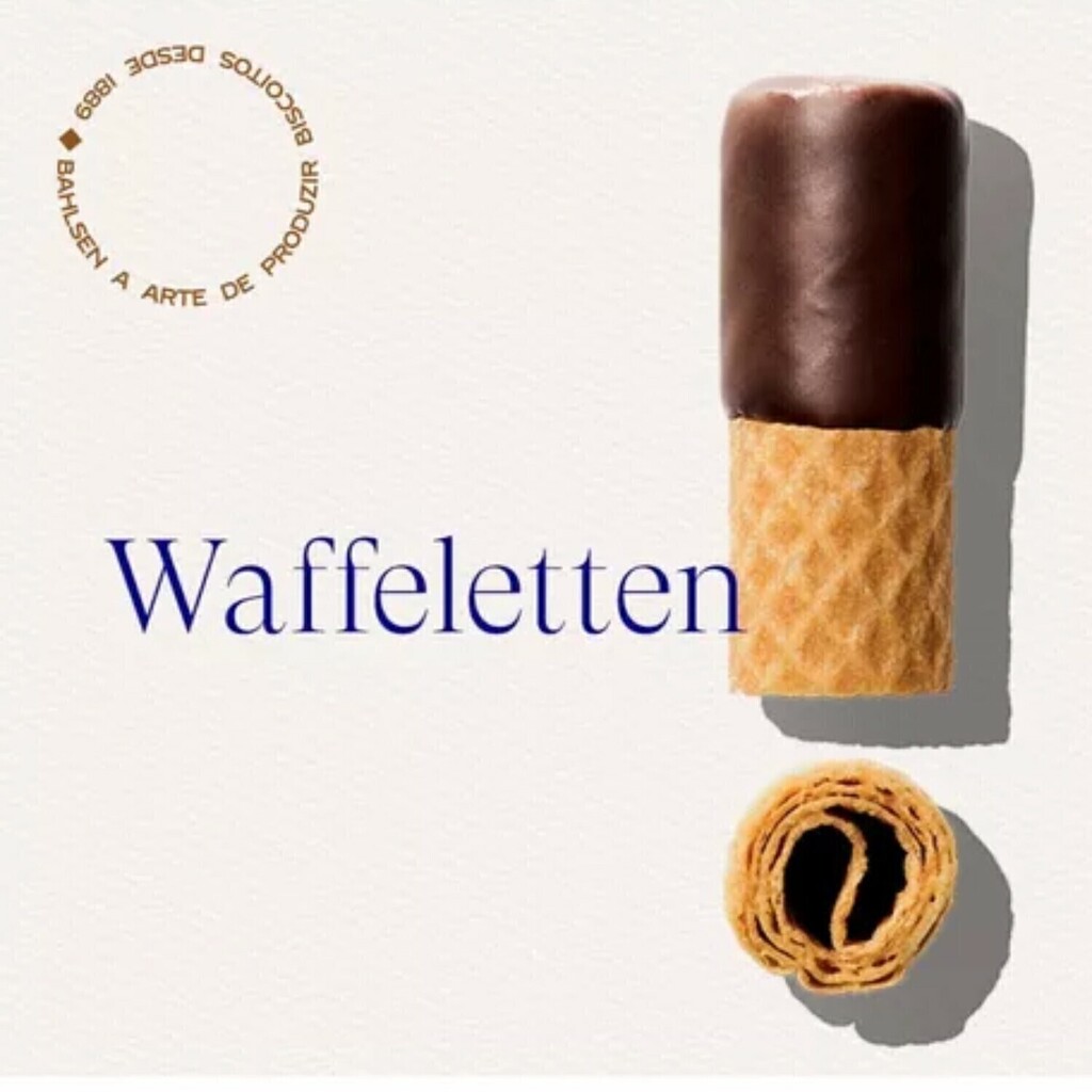Biscoito Alemão BAHLSEN Waffeletten Milk 100g foto 6