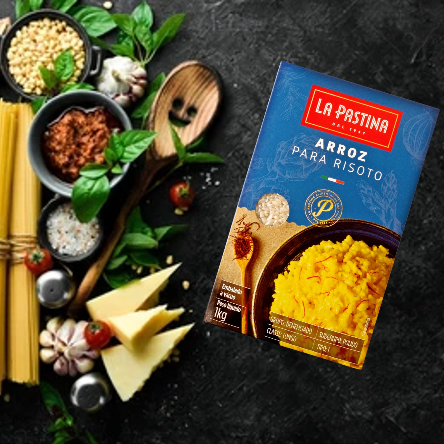Arroz Para Risoto Italiano LA PASTINA 1kg foto 5