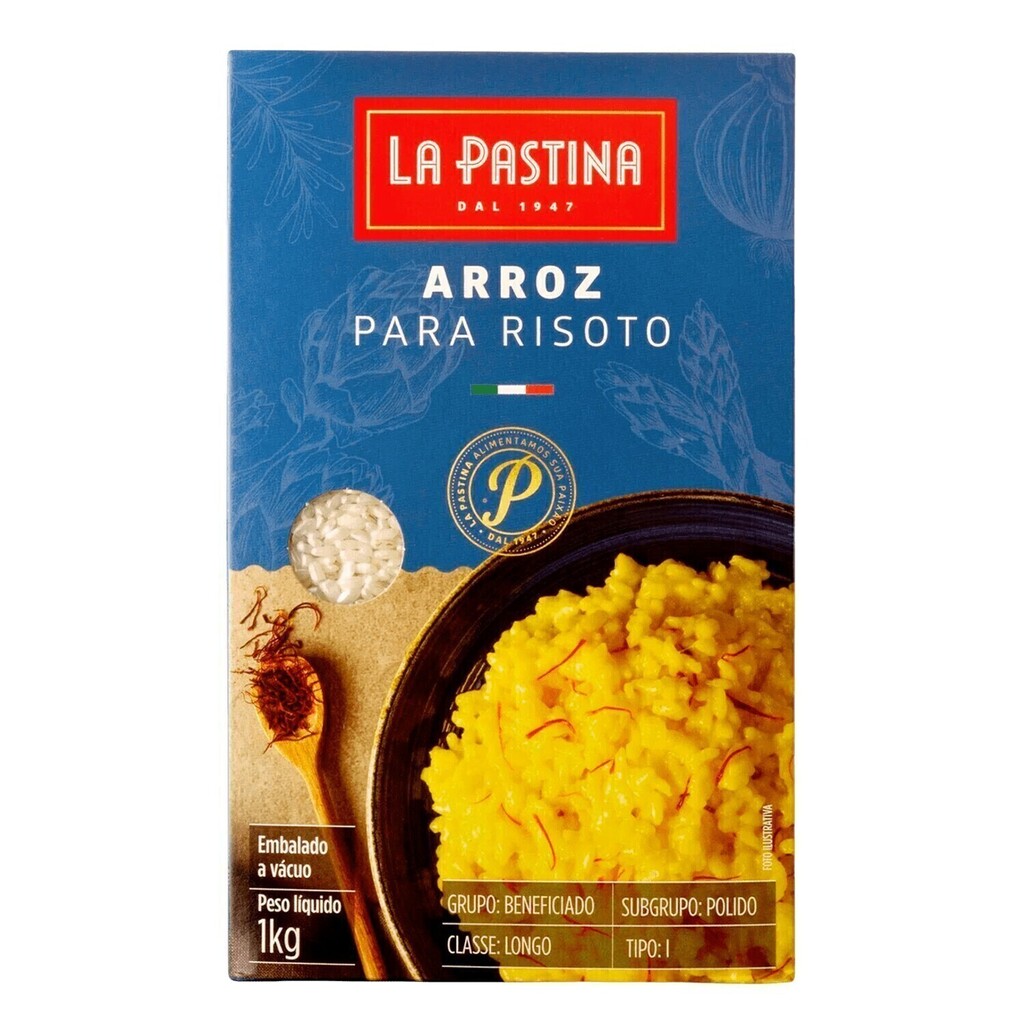 Arroz Para Risoto Italiano LA PASTINA 1kg foto 7
