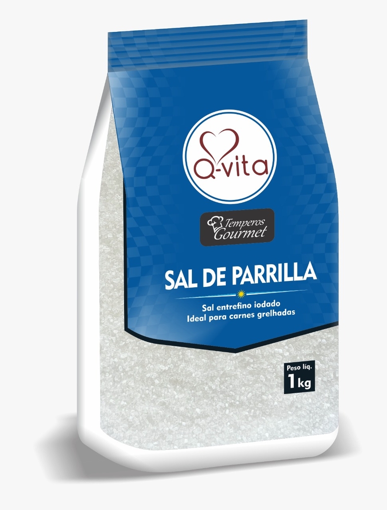 Sal de Parrilla Q-VITA 1Kg Gourmet foto 7