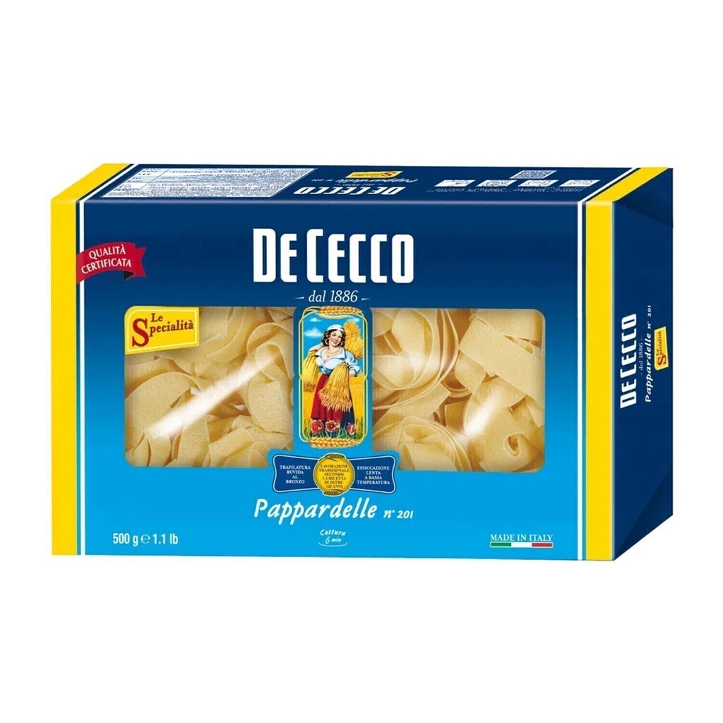 Macarrão Pappardelle DE CECCO 500g (Italia) foto 4