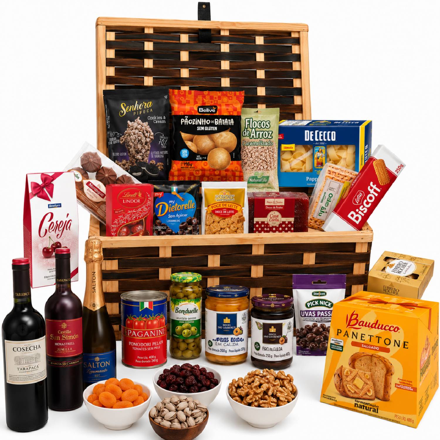 Cesta de Natal Premium VIENA com 26 itens - Natal 2026