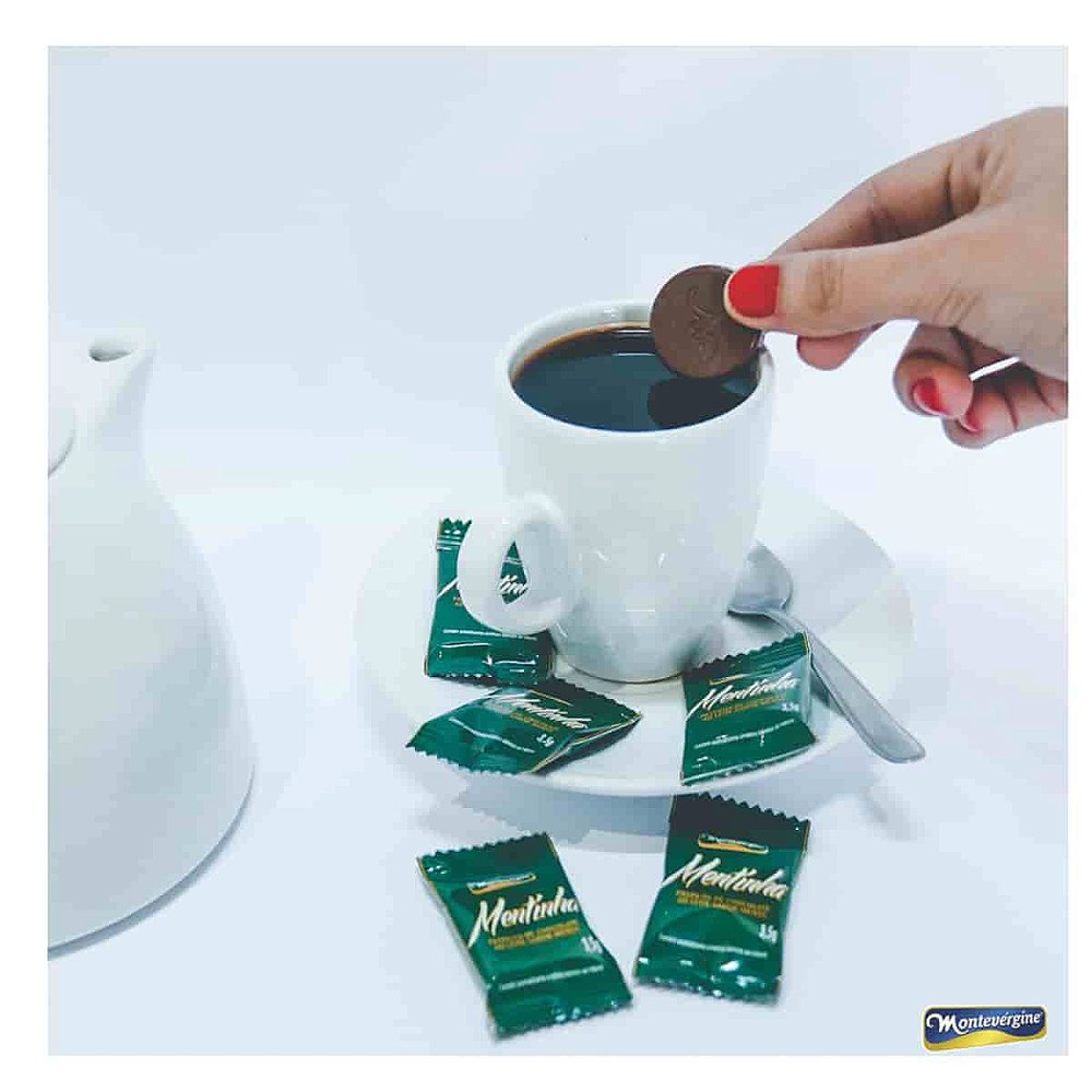Mentinha de Chocolate ao Leite MONTEVERGINE 70g foto 3