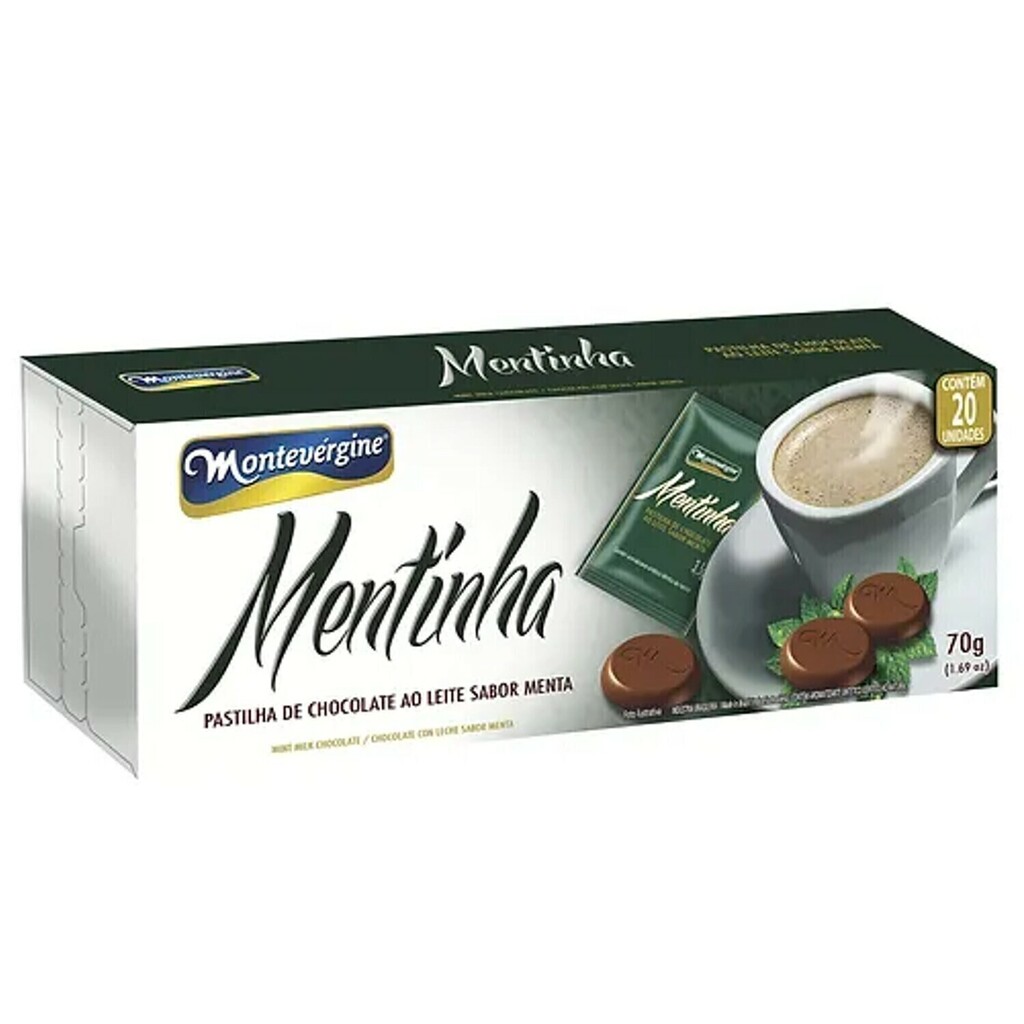 Mentinha de Chocolate ao Leite MONTEVERGINE 70g foto 4