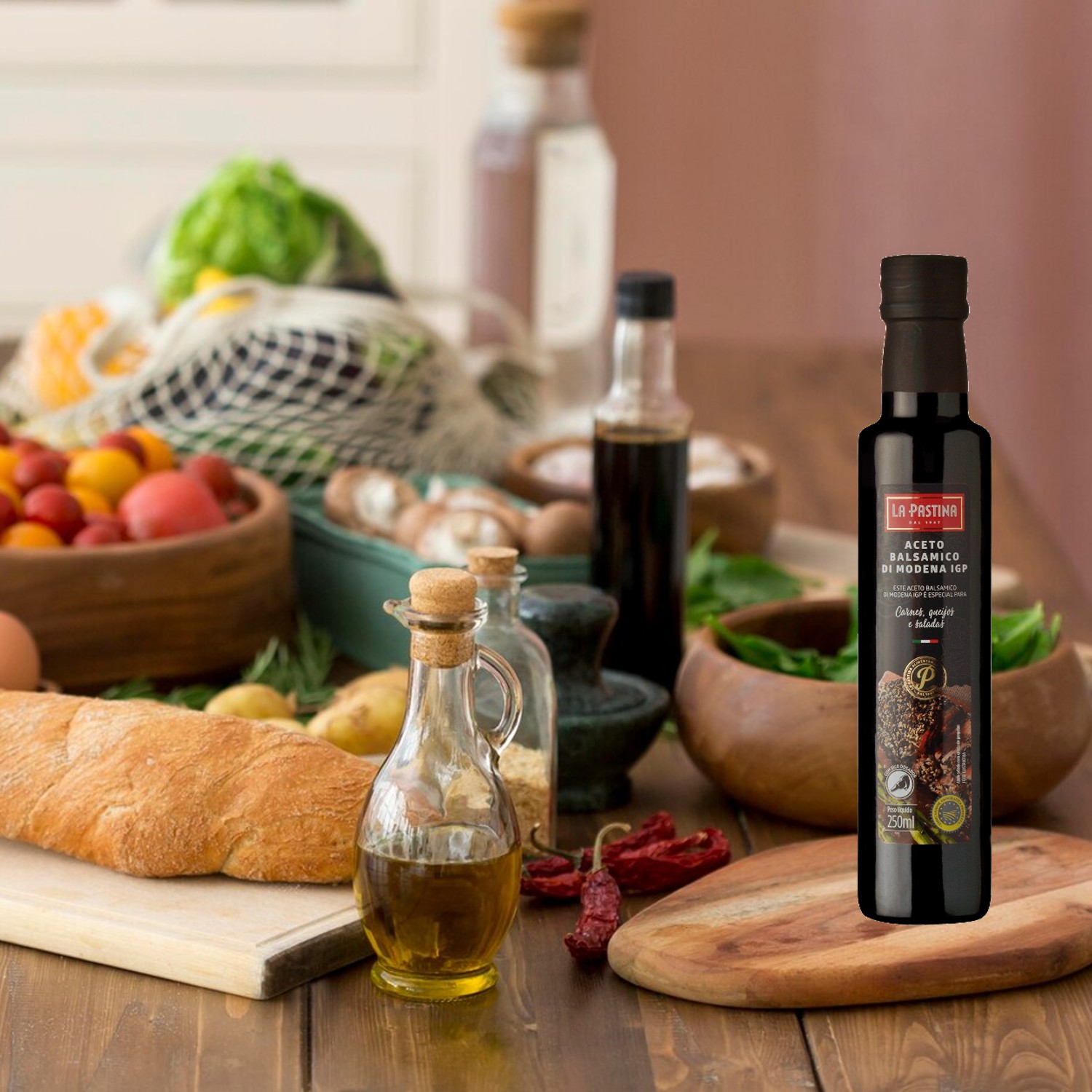 Vinagre Balsâmico Italiano LA PASTINA 250ml foto 2