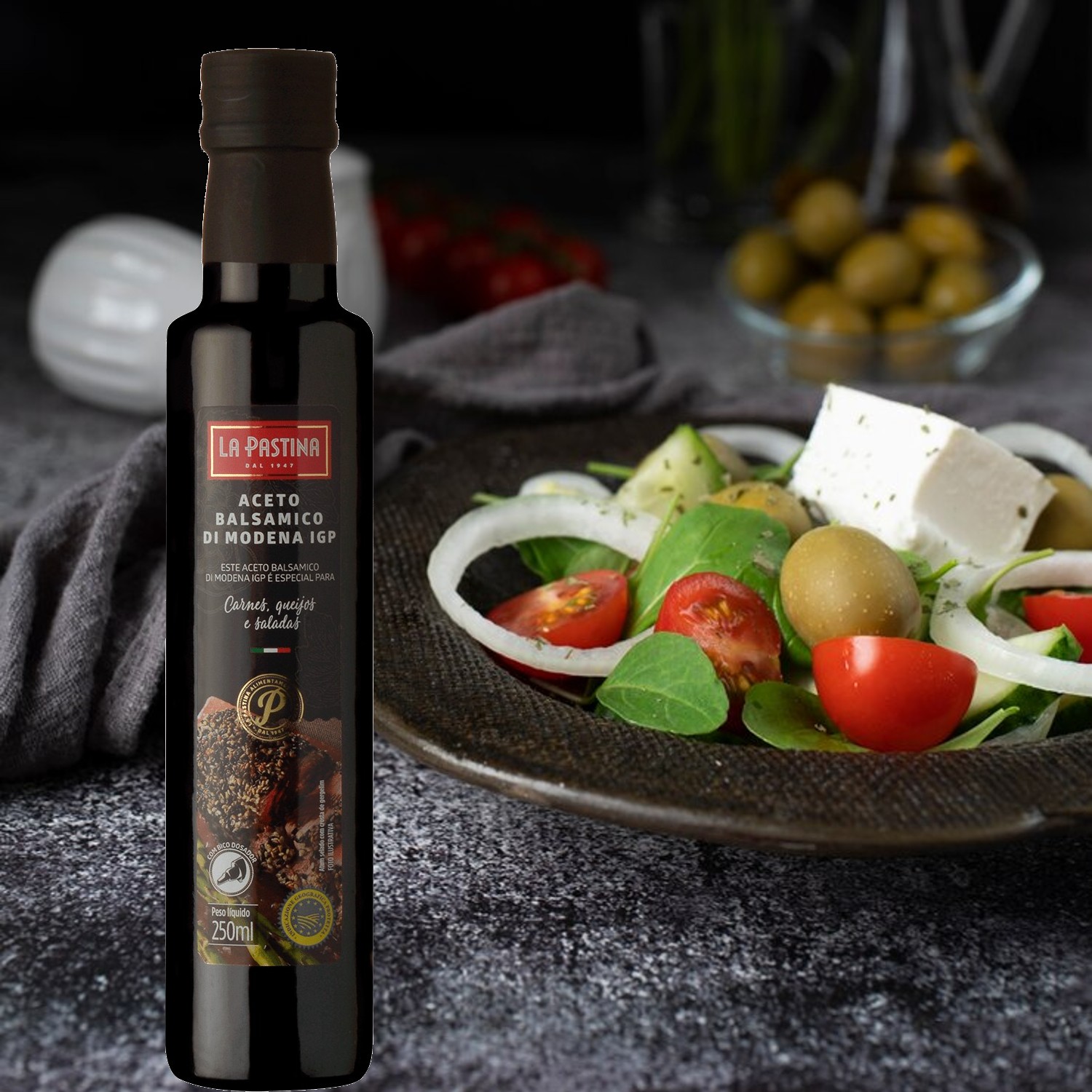 Vinagre Balsâmico Italiano LA PASTINA 250ml foto 5