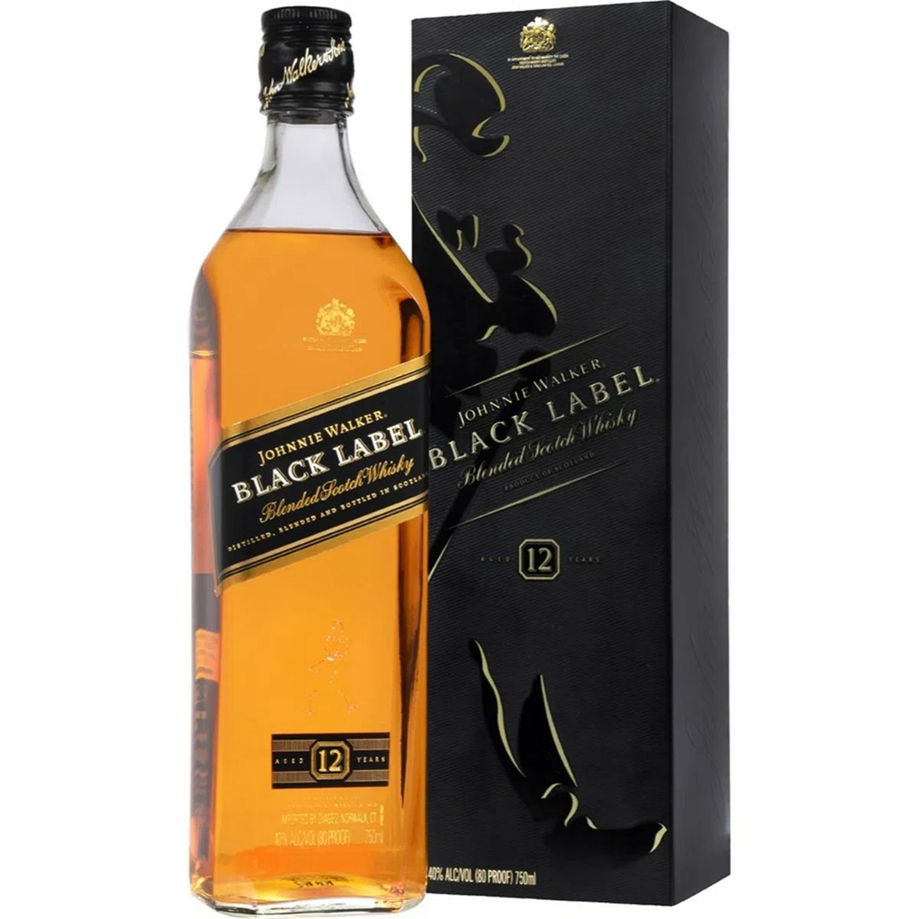 Whisky JOHNNIE WALKER Black Label 1 Litro foto 2
