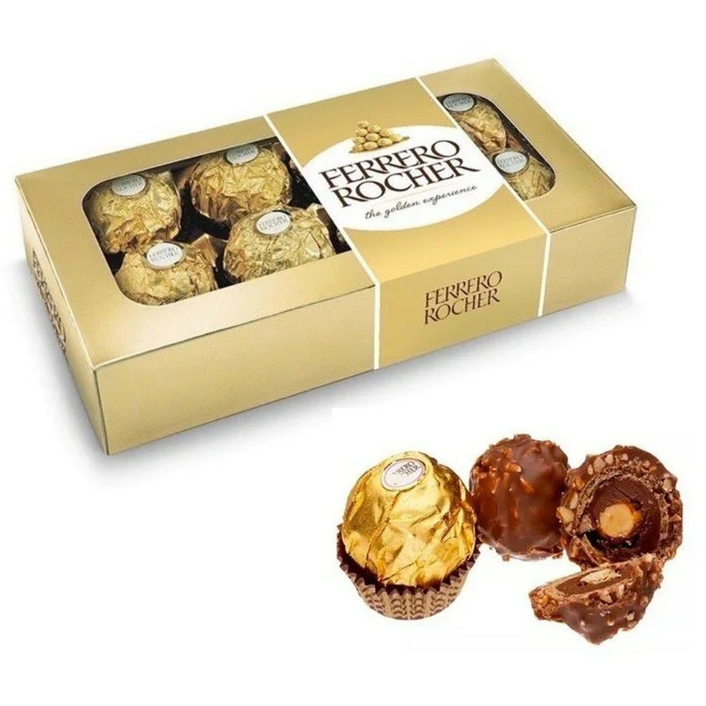 Bombom FERRERO ROCHER 100g 8 bombons foto 5