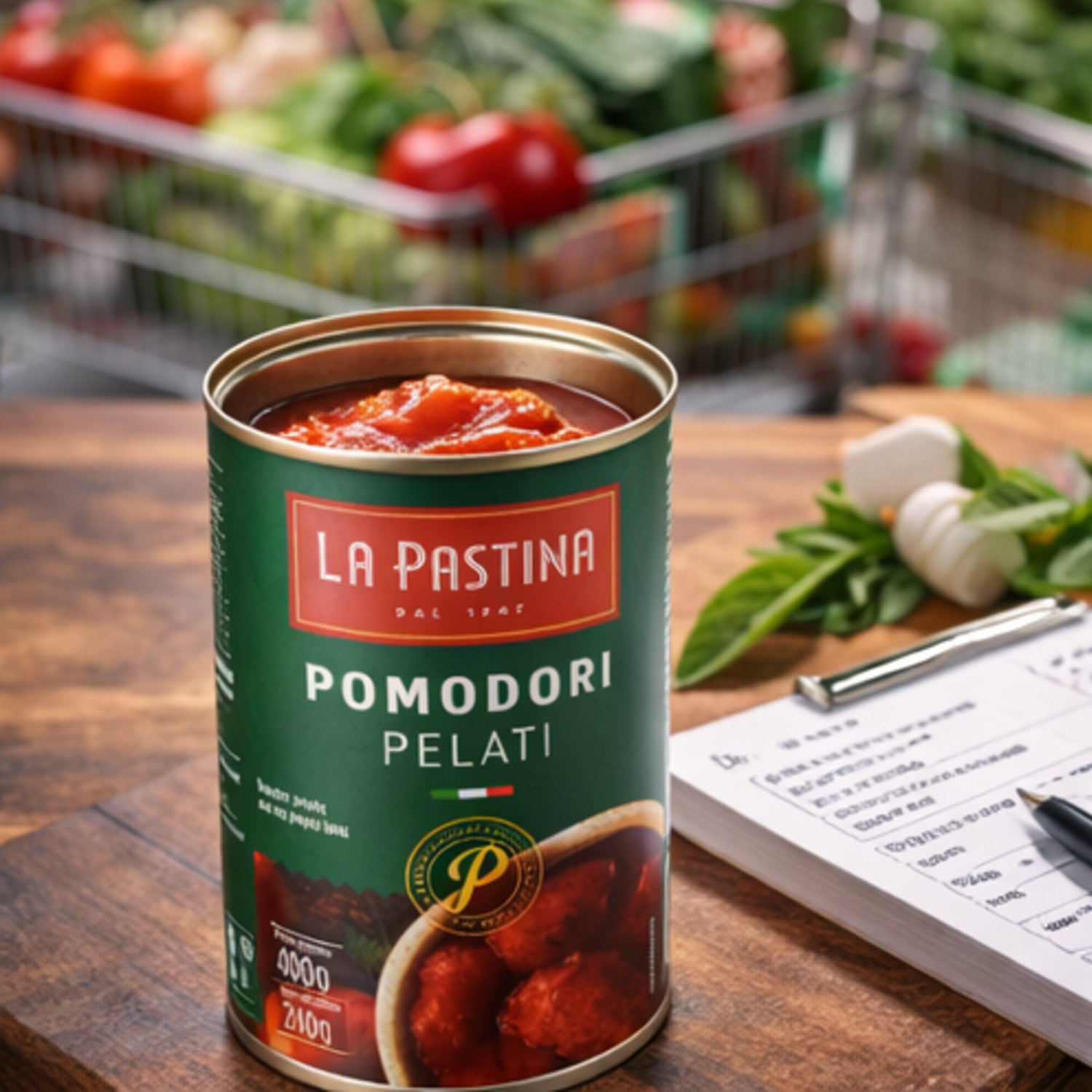 Tomates Pelados Italiano LA PASTINA 400g foto 2