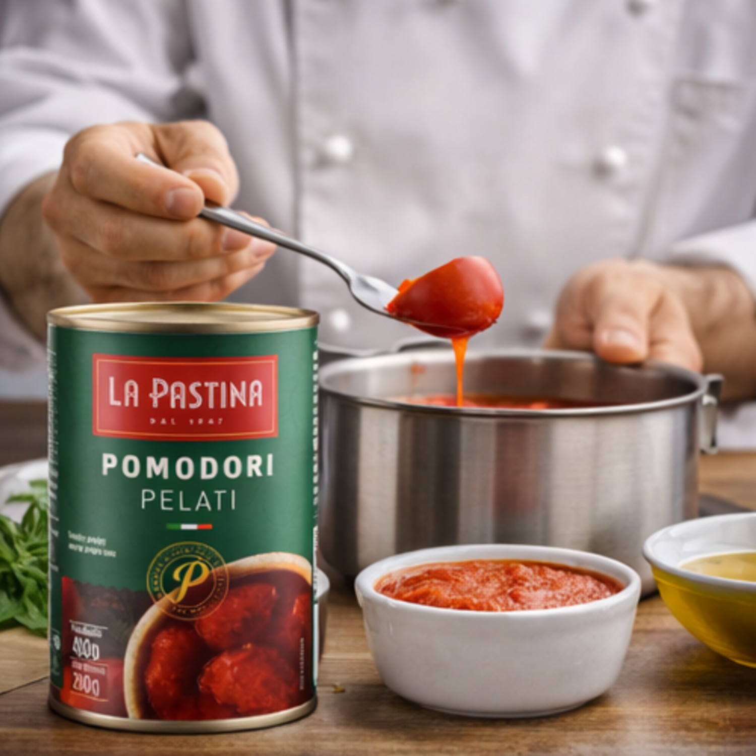 Tomates Pelados Italiano LA PASTINA 400g foto 7