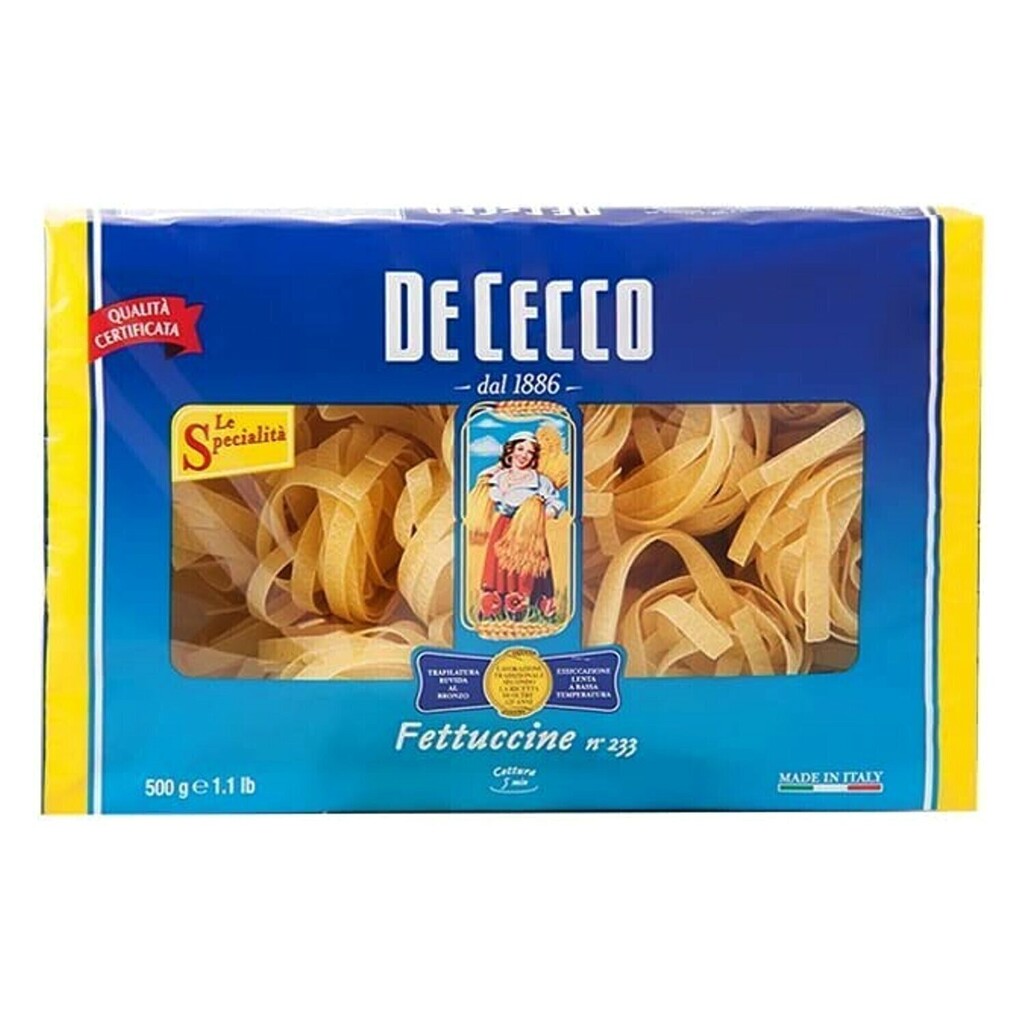 Macarrão DE CECCO Fettuccine Nidi di Sêmola 500g