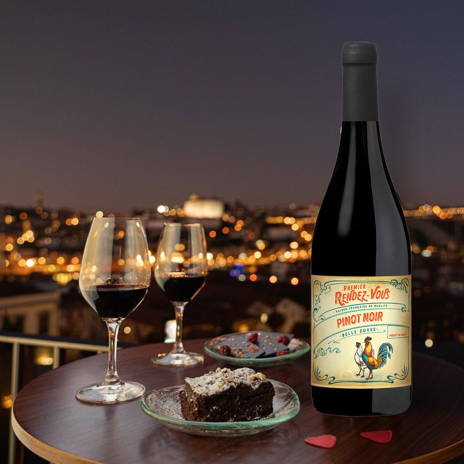 Vinho Francês RENDEZ VOUS Pinot Noir 750ml foto 3