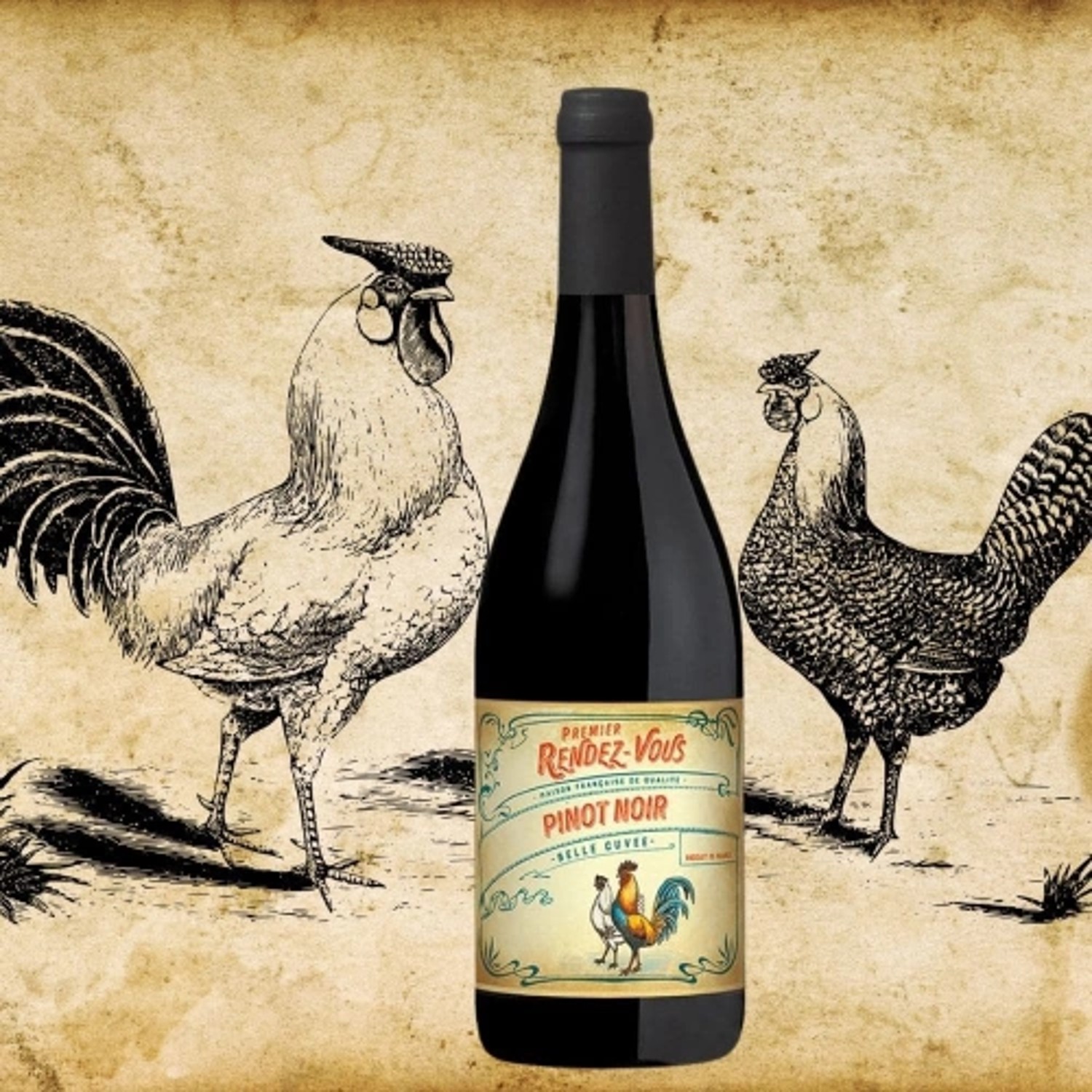 Vinho Francês RENDEZ VOUS Pinot Noir 750ml foto 5