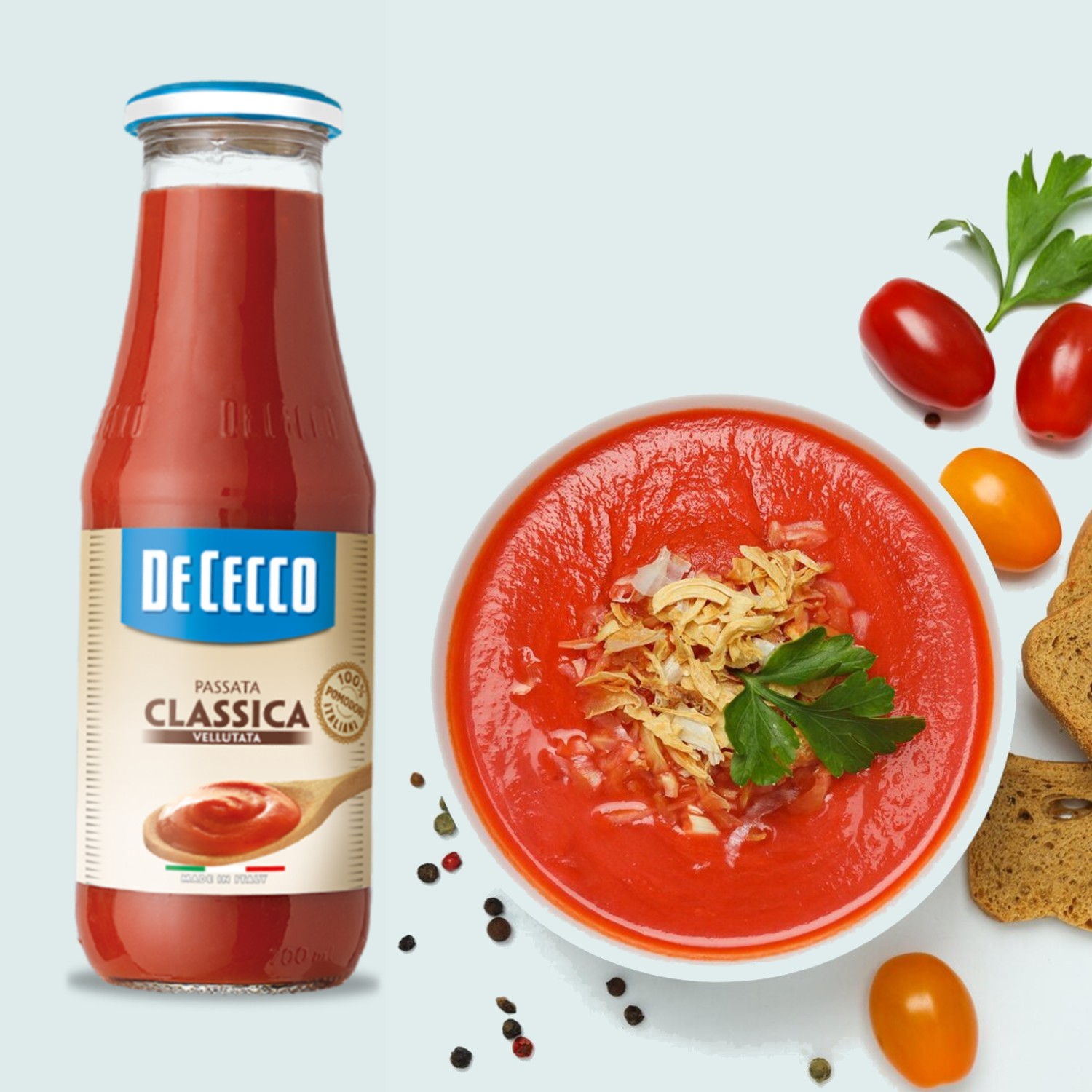 Passata di Pomodoro Italiana DE CECCO 700g foto 3