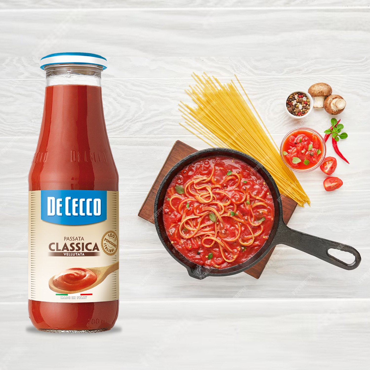 Passata di Pomodoro Italiana DE CECCO 700g foto 6