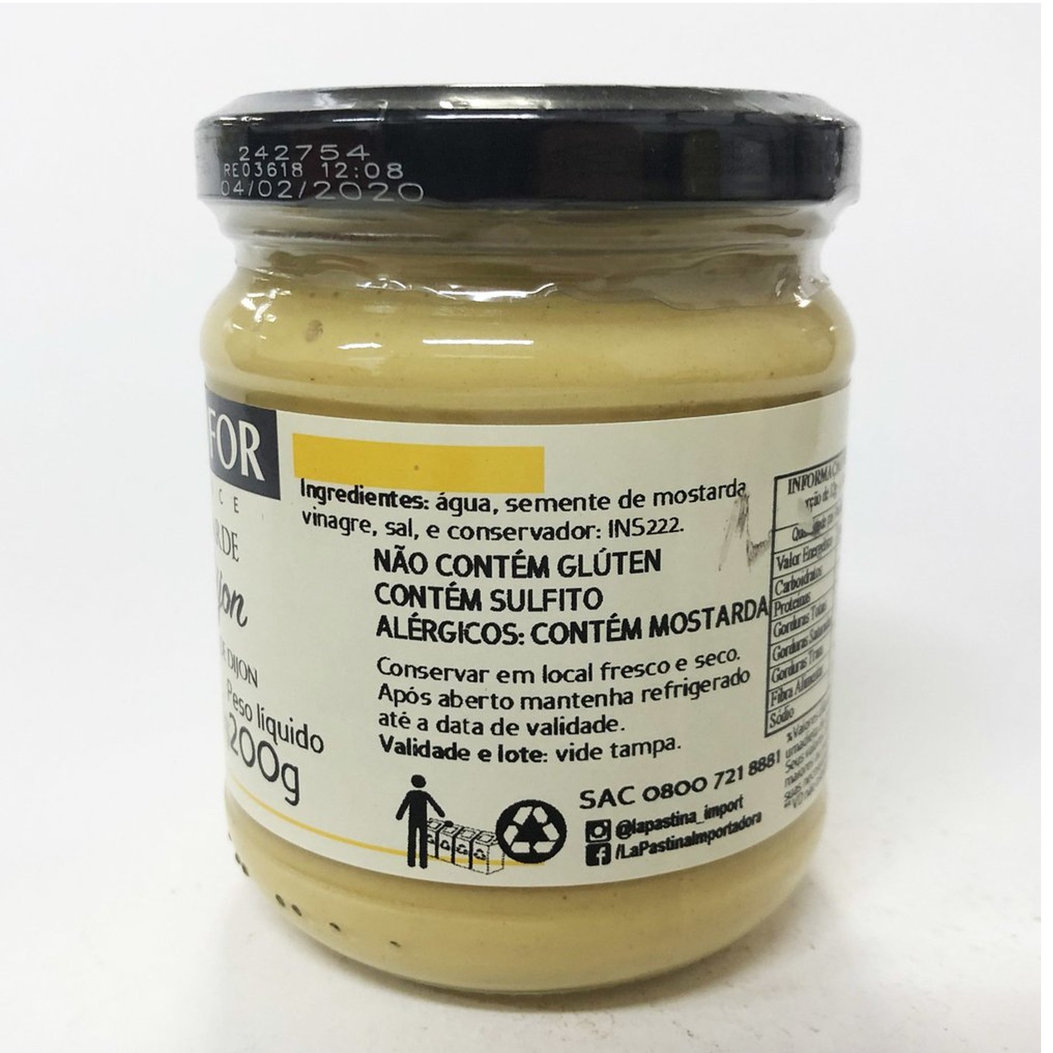 Mostarda Dijon BEAUFOR 200g foto 2