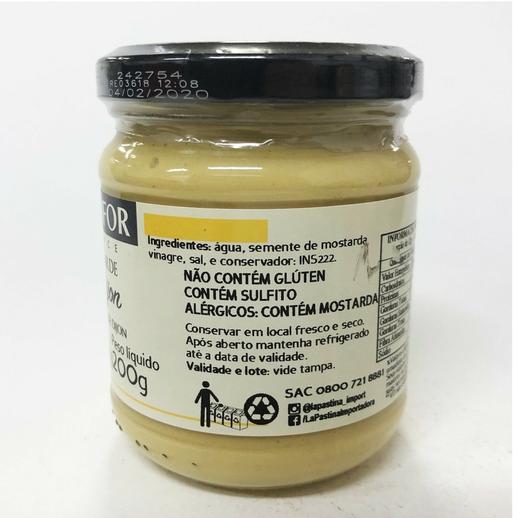 Mostarda Dijon BEAUFOR 200g foto 4