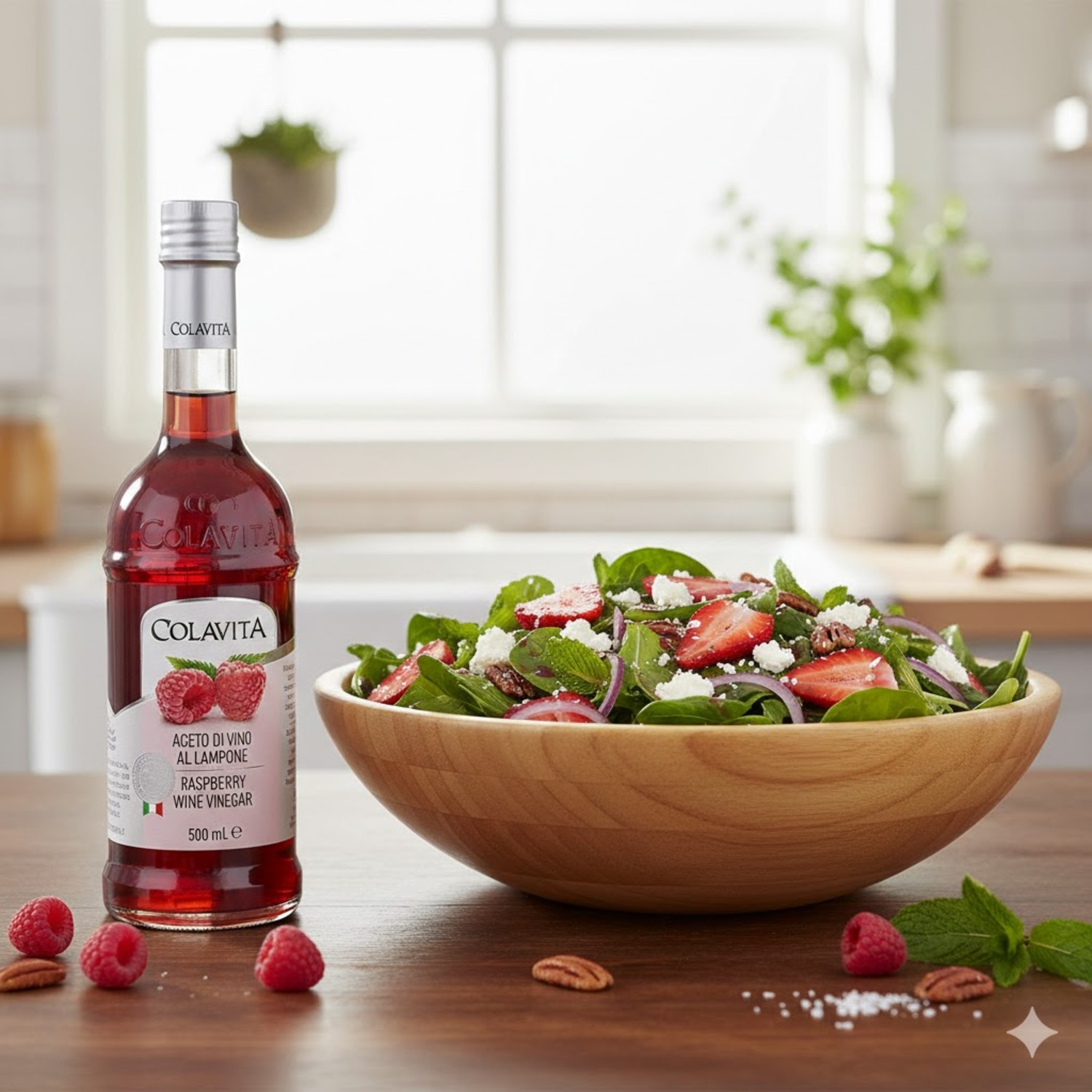 Vinagre de Framboesa Gourmet COLAVITA 500ml foto 4