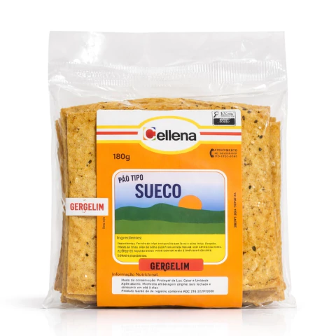 Pao Tipo Sueco c/ Gergelim CELLENA 180g foto 2