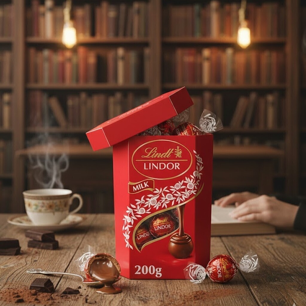 Bombom Suiço Lindor ao Leite Lindt 200g (Trufa) foto 17