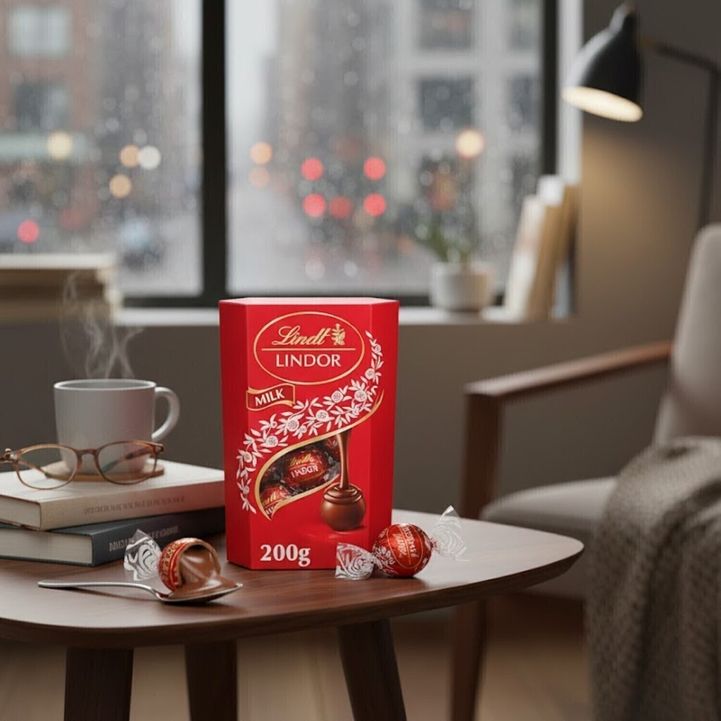 Bombom Suiço Lindor ao Leite Lindt 200g (Trufa) foto 18