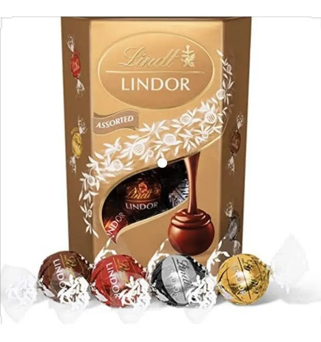 Bombom Suiço Lindor ao Leite Lindt 200g (Trufa) foto 5