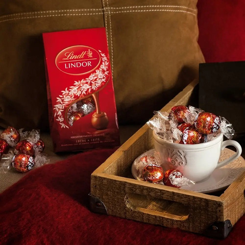 Bombom Suiço Lindor ao Leite Lindt 200g (Trufa) foto 6