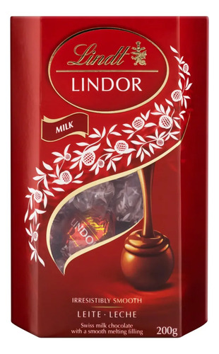 Bombom Suiço Lindor ao Leite Lindt 200g (Trufa) foto 10