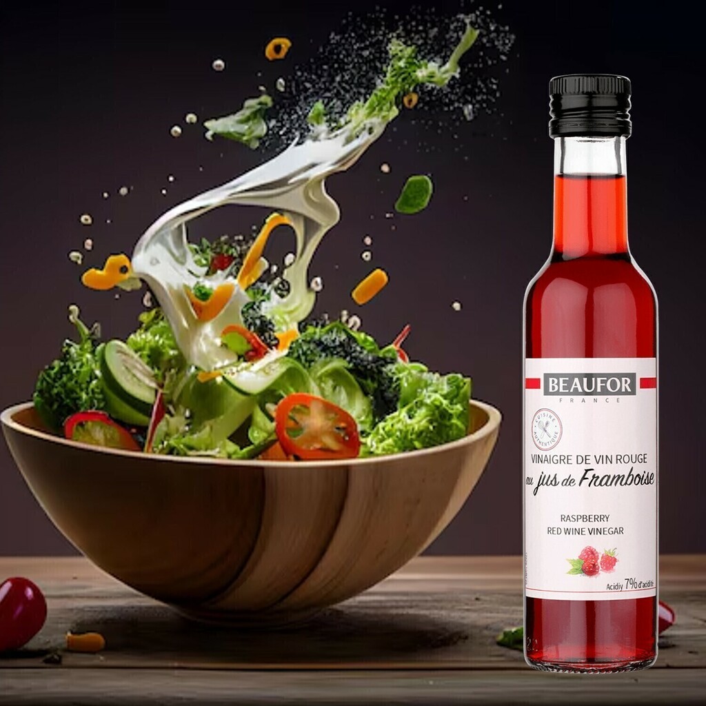 Vinagre de Vinho Sabor Framboesa BEAUFOR 250ml foto 7