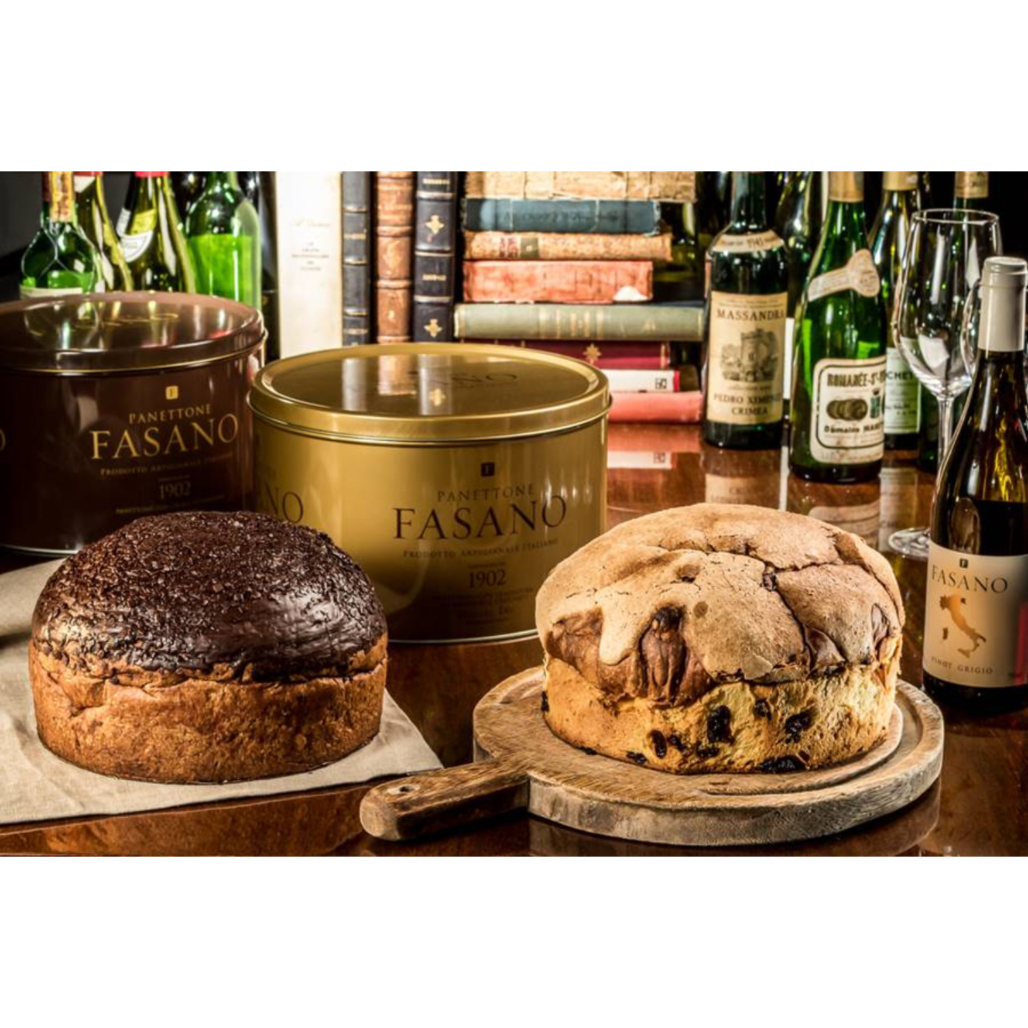 Panettone FASANO Crema Cacao Italiano 800g foto 3