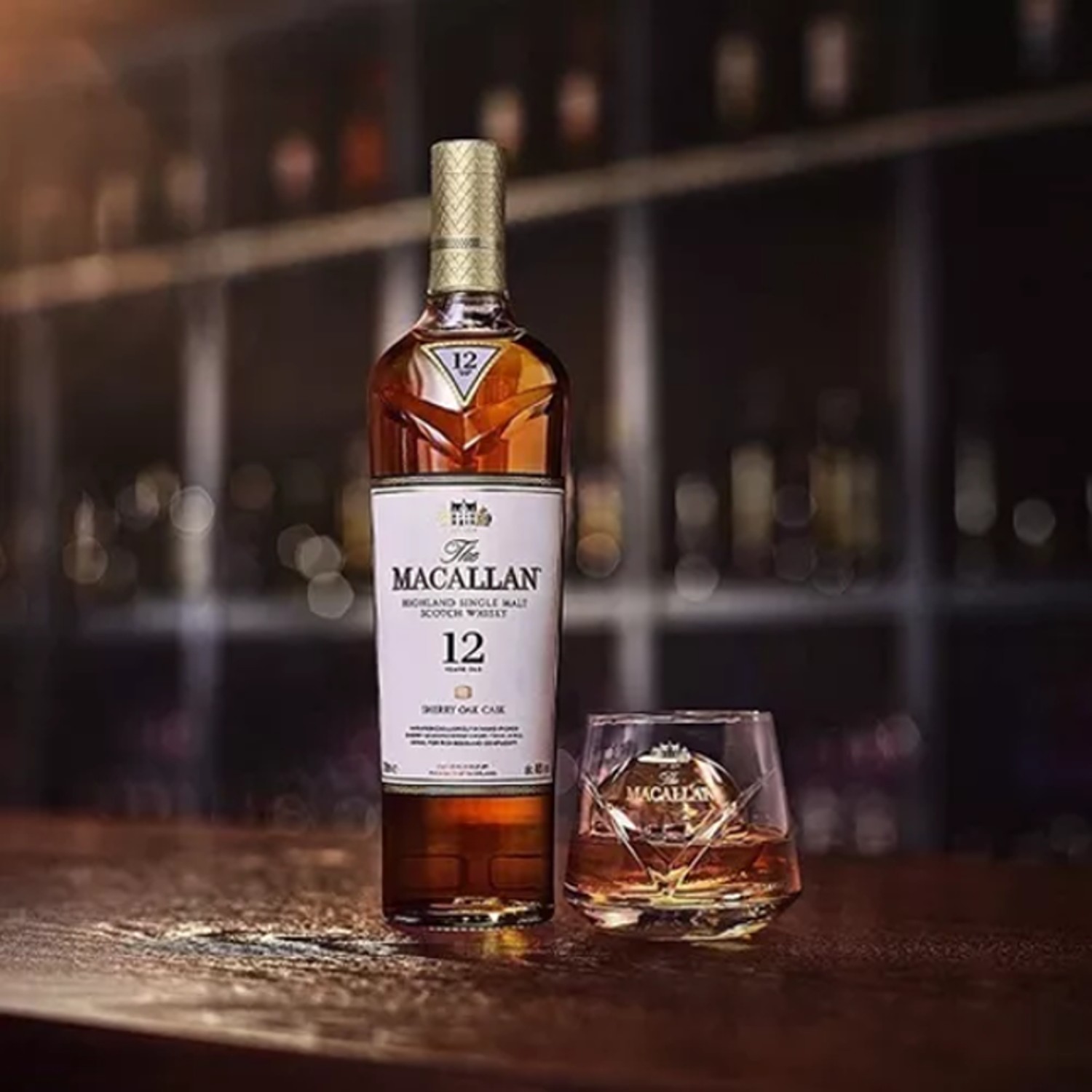 Whisky MACALLAN Sherry Oak 12 anos Single Malt 700ml foto 2