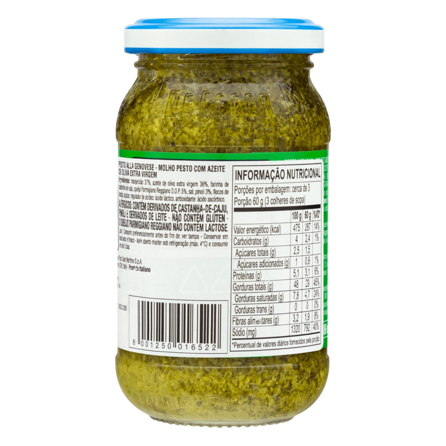 Pesto Genovese DE CECCO C/ Azeite Ex Virgem 200g foto 5