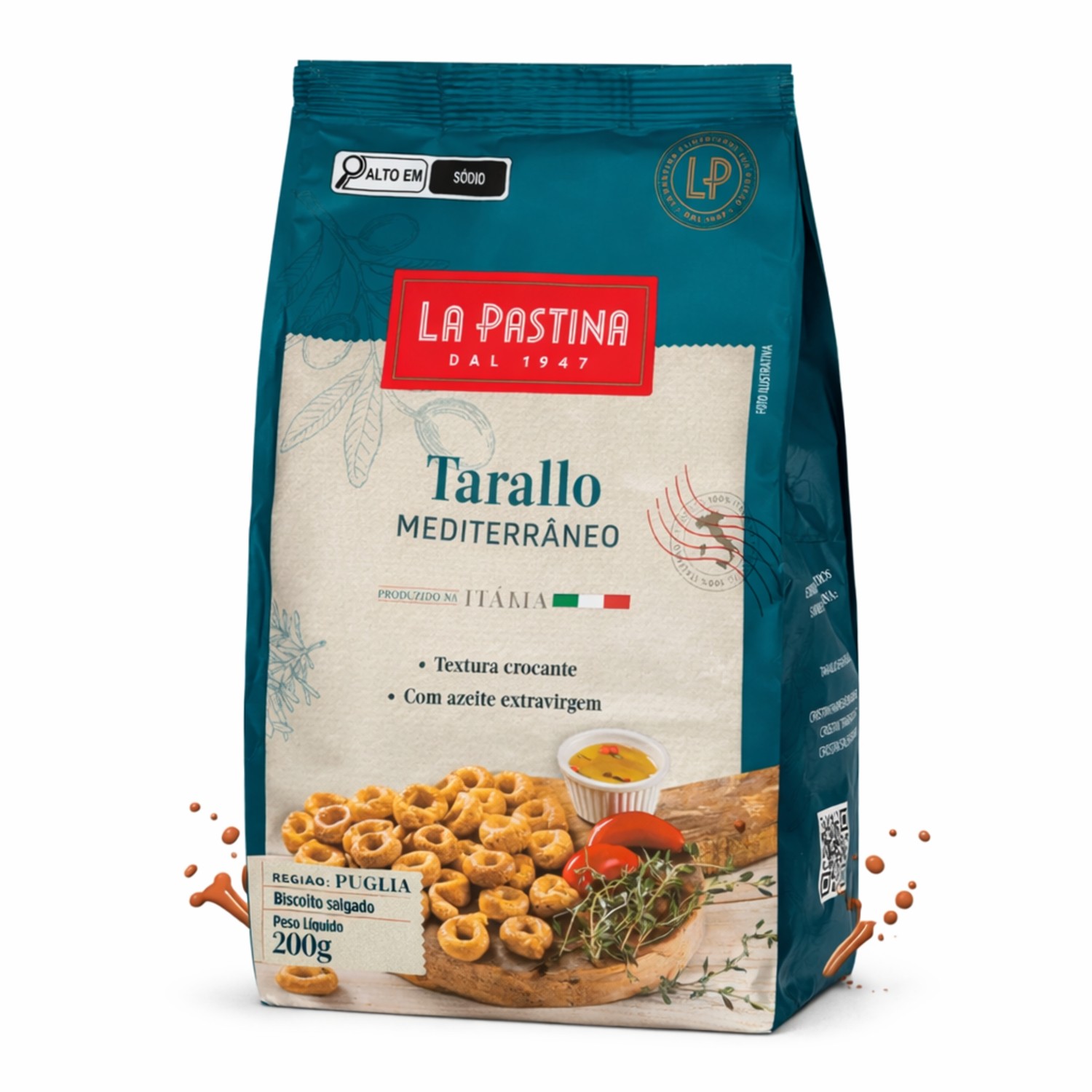 Biscoito do Mediterrâneo TARALLO La Pastina 200g