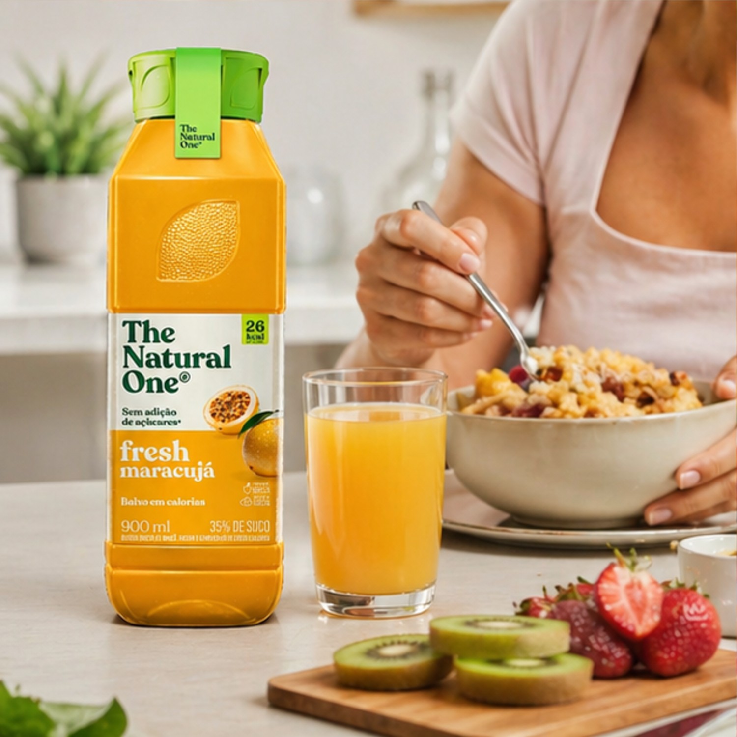 Suco Misto NATURAL ONE Fresh Maracujá 900ml foto 7