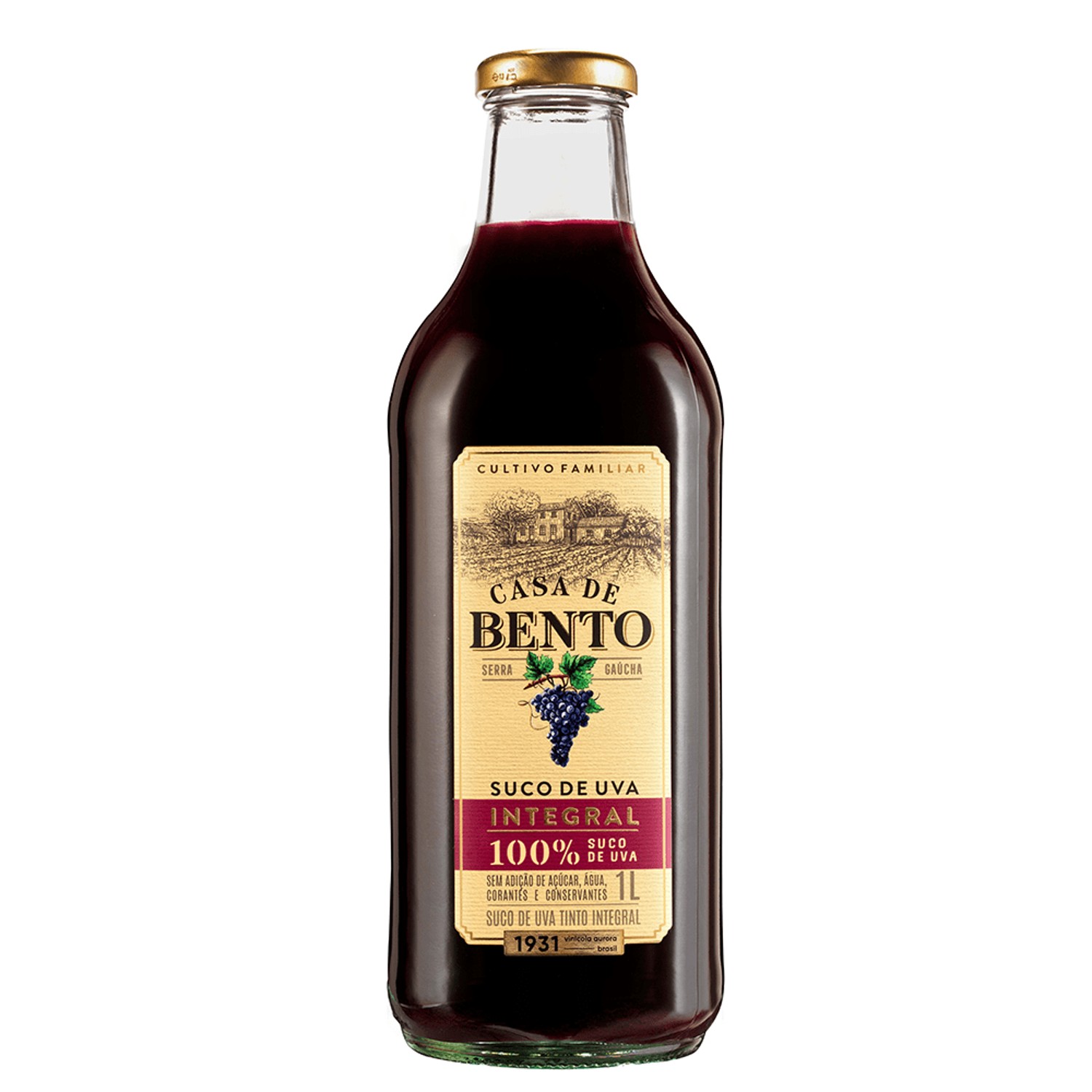 Suco De Uva Integral CASA DE BENTO 1L