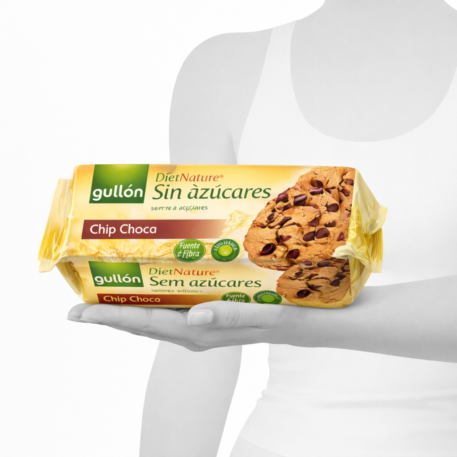 Biscoito GULLON Zero Açucar Chip Choco 150g - Espanha foto 2