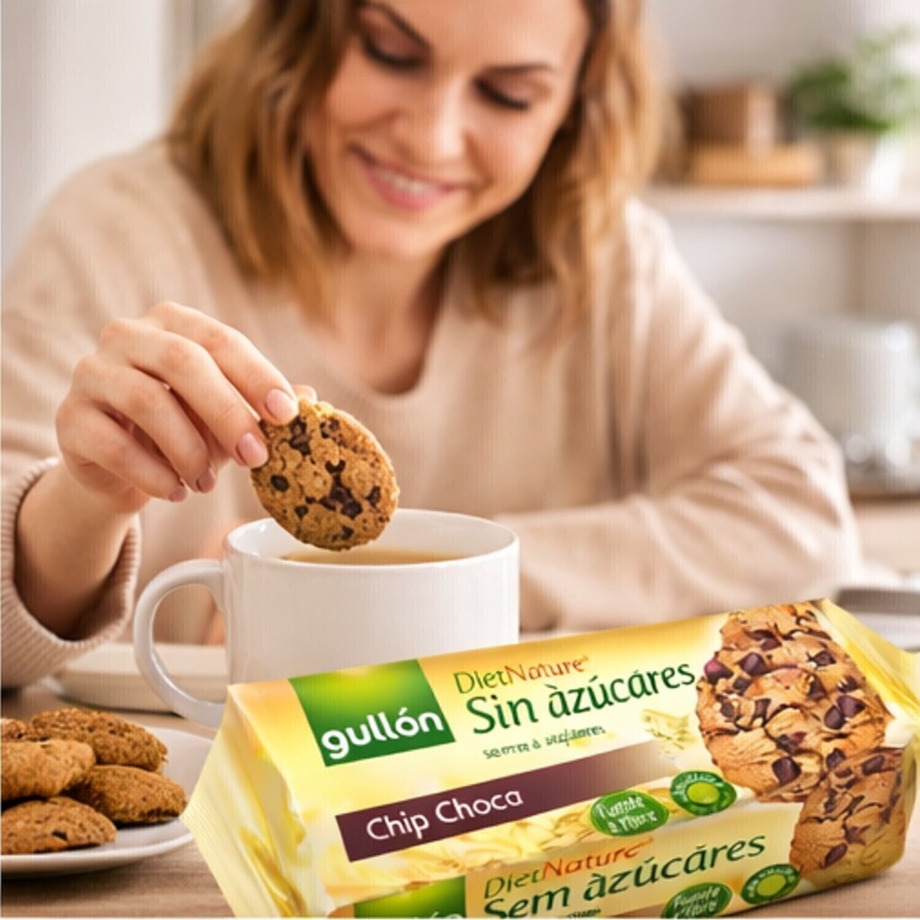 Biscoito GULLON Zero Açucar Chip Choco 150g - Espanha foto 13