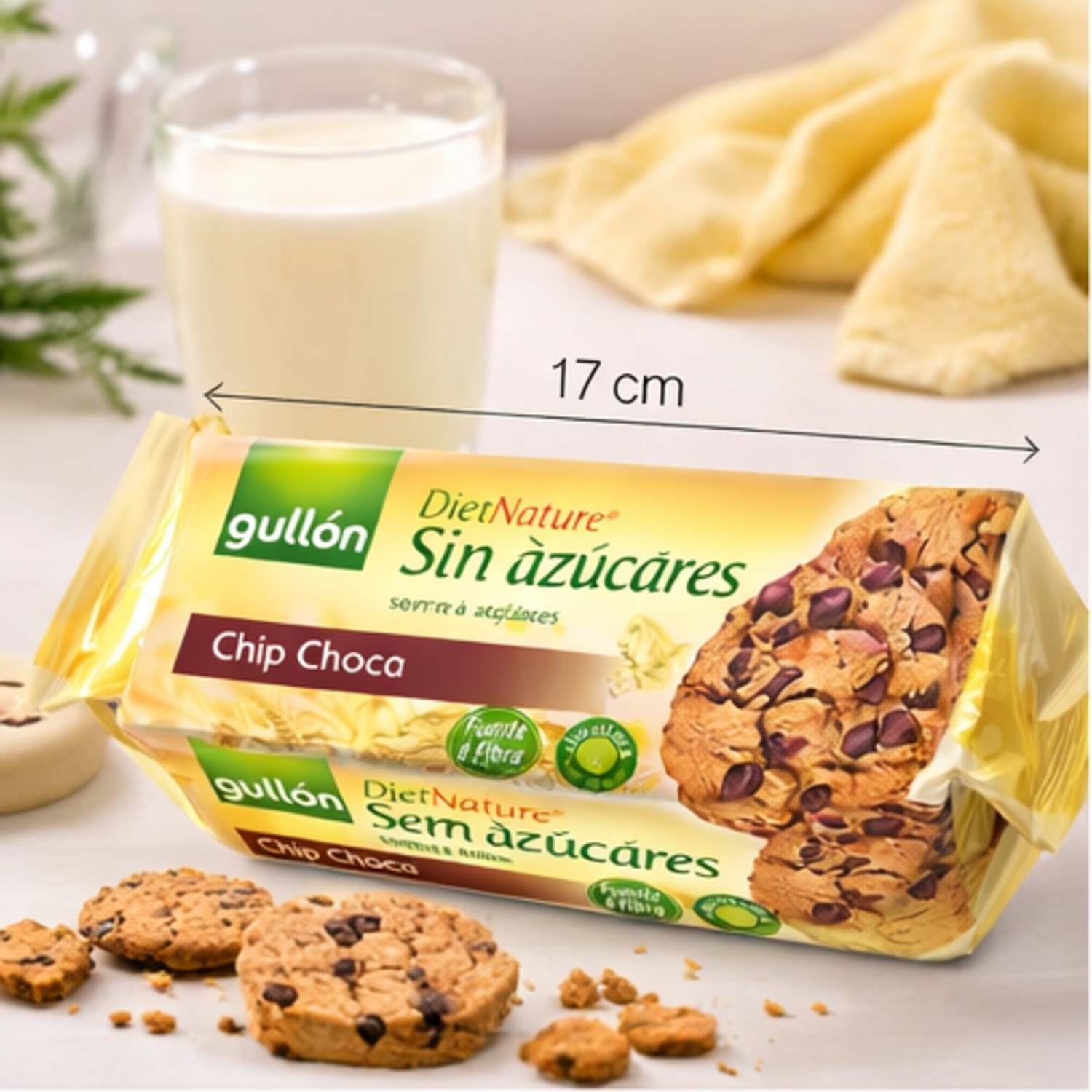 Biscoito GULLON Zero Açucar Chip Choco 150g - Espanha foto 6