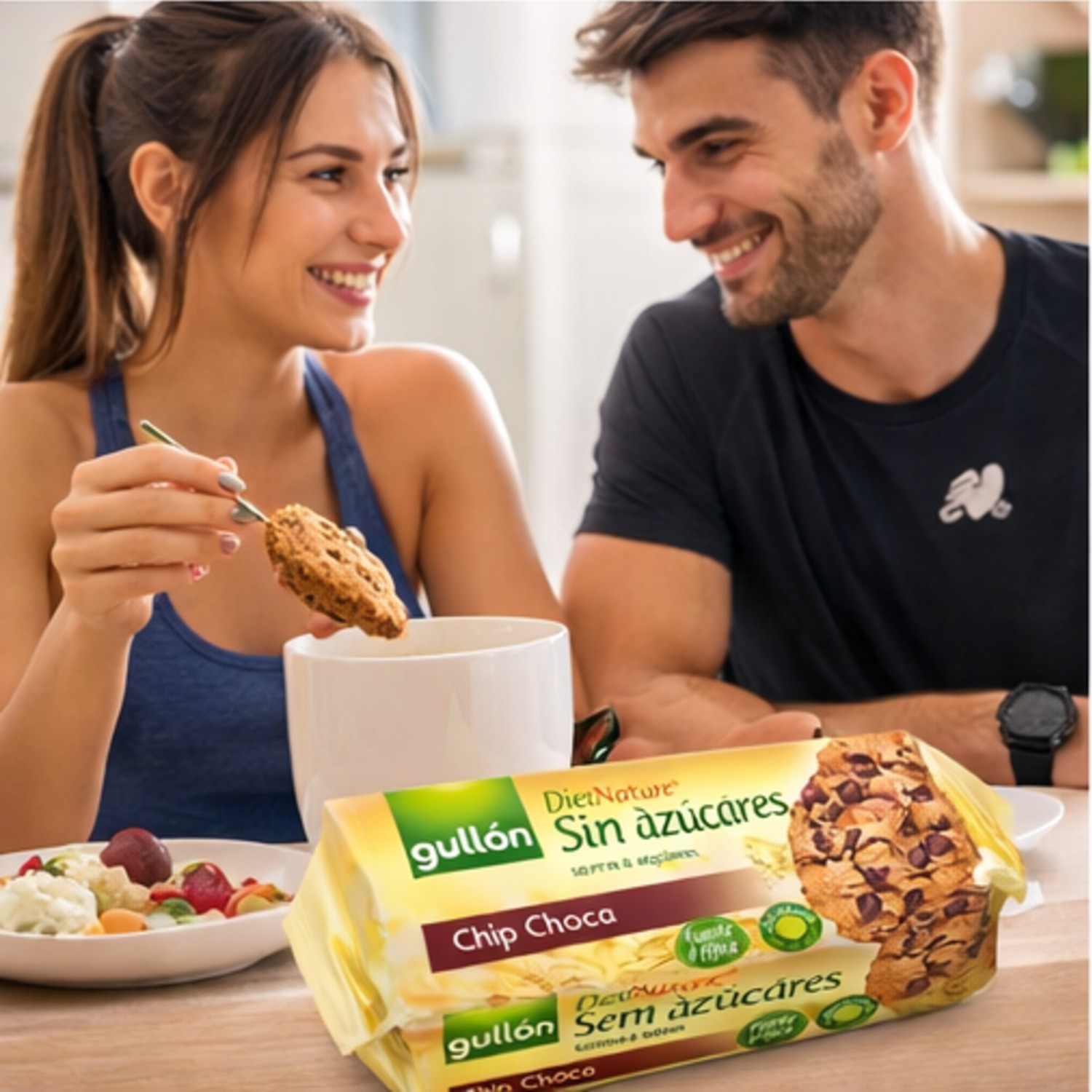 Biscoito GULLON Zero Açucar Chip Choco 150g - Espanha foto 7