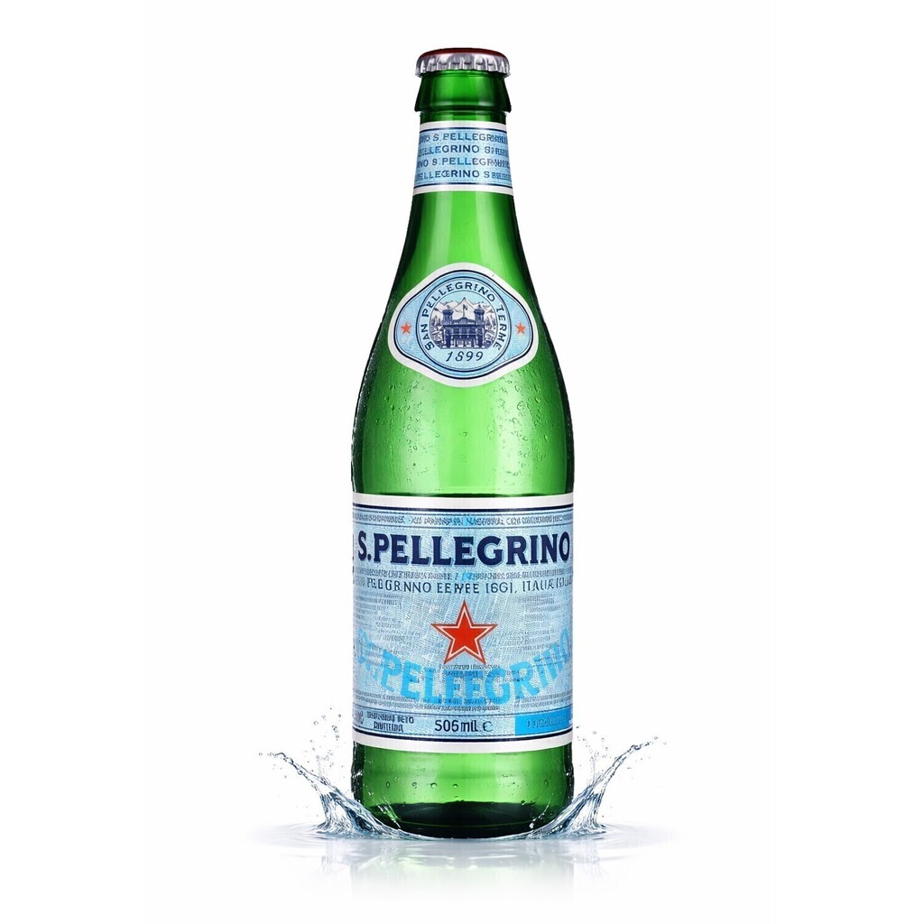 Água Mineral c/ Gás SAN PELLEGRINO 505ml (Italia) foto 3