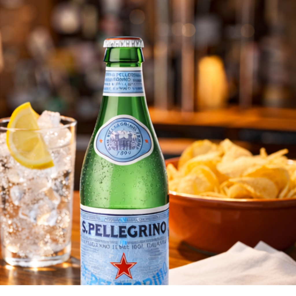 Água Mineral c/ Gás SAN PELLEGRINO 505ml (Italia) foto 8
