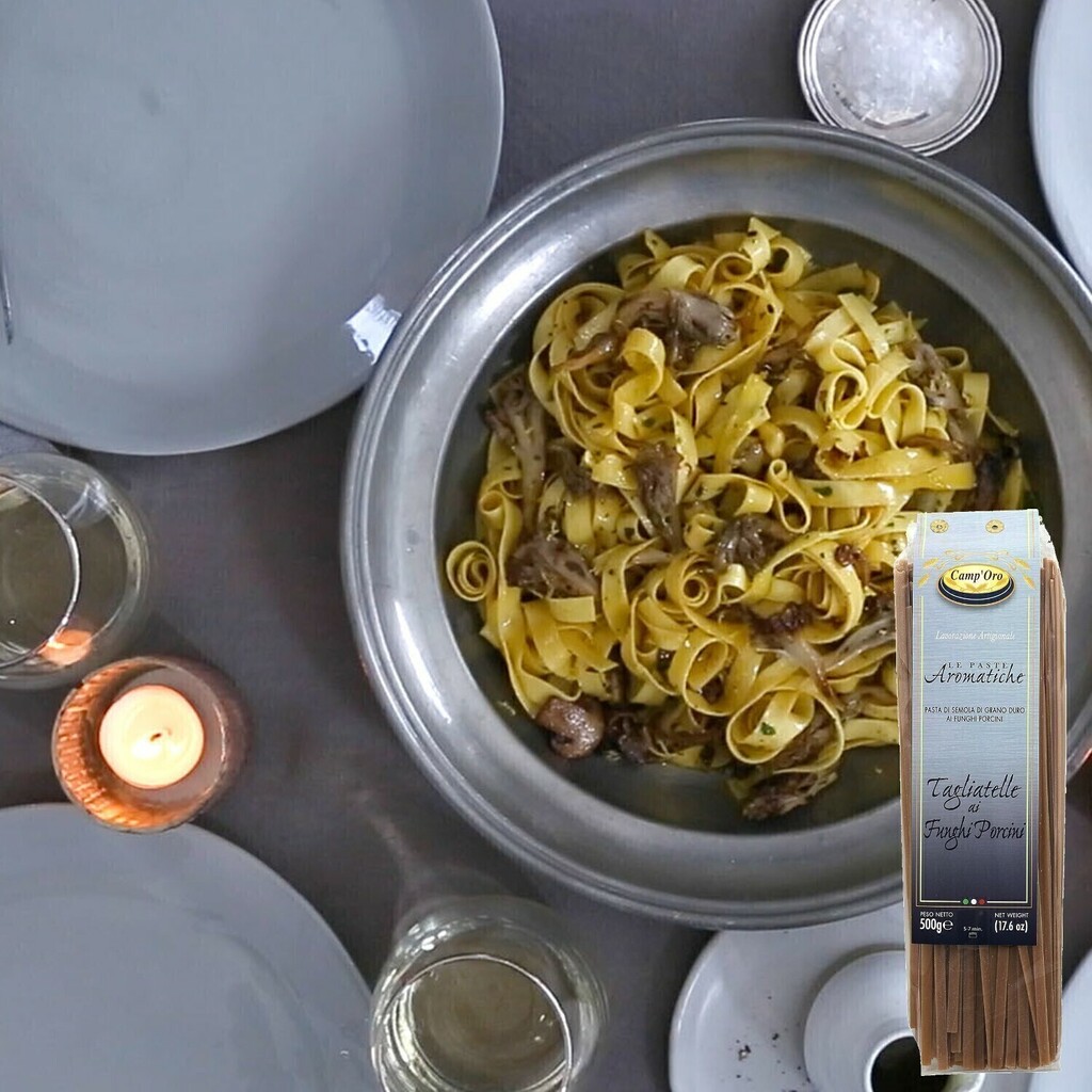 Tagliatelle ao Funghi Porcini CAMPORO 500g foto 2