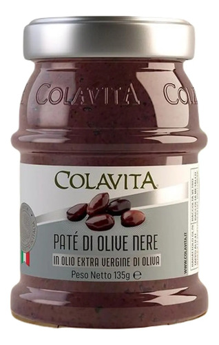 Patê De Azeitona Preta Colavita 135g