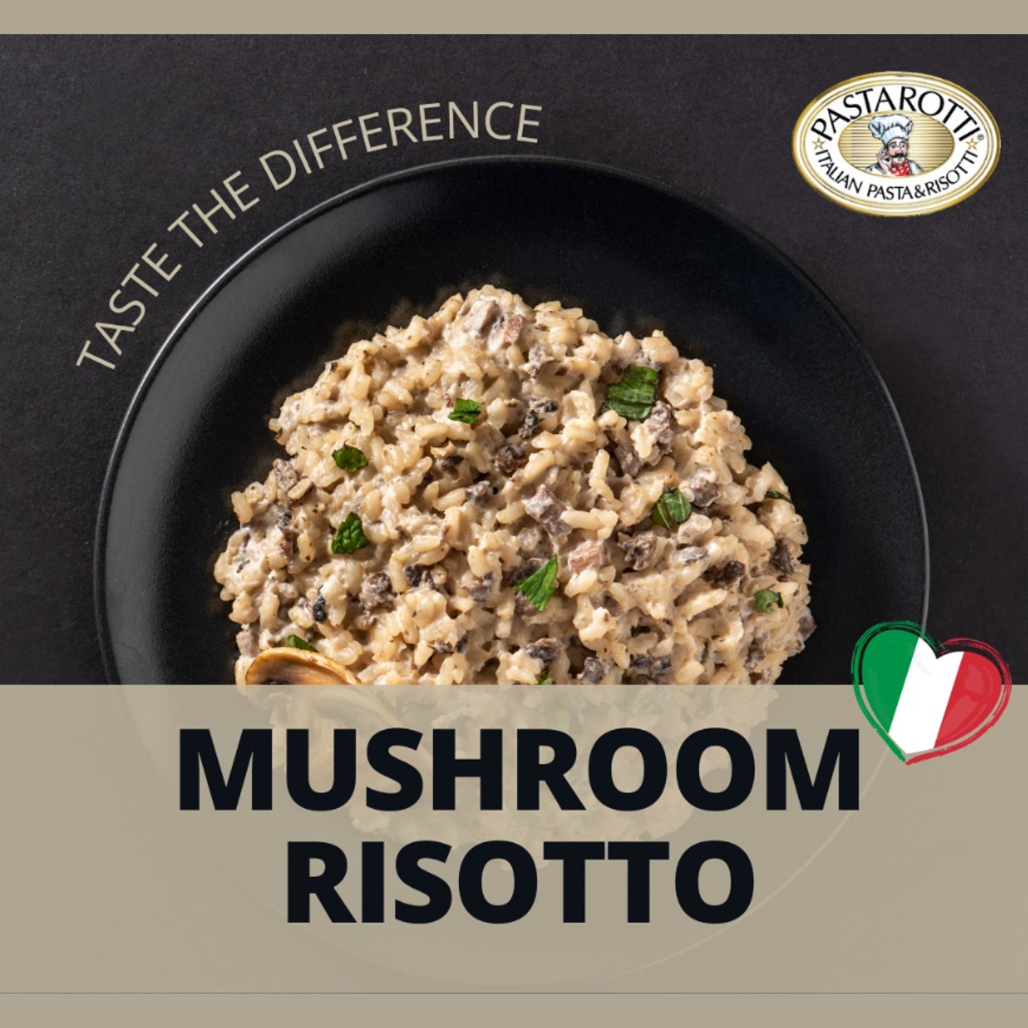 Risoto ao Funghi Porcini PASTAROTTI 175g (Italia) foto 3