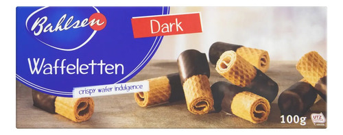 Biscoito Alemão BAHLSEN Waffeletten Dark 100g foto 2
