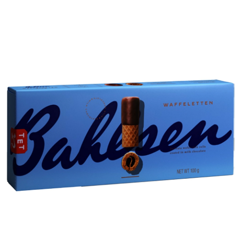 Biscoito Alemão BAHLSEN Waffeletten Dark 100g foto 5